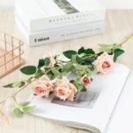 Fleur Artificielle Rose élégante Pour Une Décoration Durable