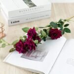 Fleur Artificielle Rose élégante Pour Une Décoration Durable