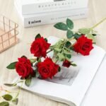 Fleur Artificielle Rose élégante Pour Une Décoration Durable