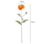 Fleur Coquelicot Artificiel Pour Décoration Intérieure