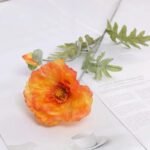 Fleur Coquelicot Artificiel Pour Décoration Intérieure