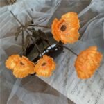 Fleur Coquelicot Artificiel Vintage Pour Une Décoration élégante