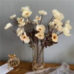Fleur Coquelicot Artificiel Vintage Pour Une Décoration élégante