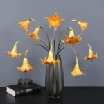 Fleur Datura Artificielle élégante Pour Décoration D’intérieur