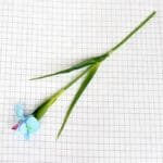 Fleur Iris Artificiel - Bleu