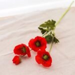 Fleurs Artificielles Coquelicots Pour Une Décoration élégante