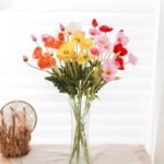 Fleurs Artificielles Coquelicots Pour Une Décoration élégante
