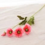 Fleurs Artificielles Coquelicots Pour Une Décoration élégante