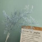 Fleurs Artificielles élégantes Pour Décoration Intérieure - Bleu Gris