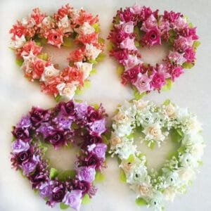 Fleurs Artificielles Pour Cimetière - Coeur De Deuil