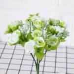 Fleurs Artificielles Pour Cimetière - élégance Durable - Blanc