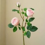 fleurs artificielles roses elegance durable pour votre decor 524 1