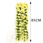 fleurs artificielles suspendues pour une decoration elegante jaune 941 1