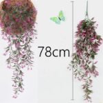 fleurs artificielles tombantes pour une decoration eblouissante mauve 408 1