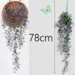 fleurs artificielles tombantes pour une decoration eblouissante violet 412 1