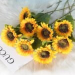fleurs artificielles tournesol pour une decoration eclatante 535 1