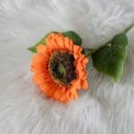 Fleurs Artificielles Tournesol Pour Une Décoration éclatante - Orange