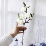 fleurs de cerisier japonais artificiel pour deco elegante blanc 679 1