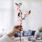Fleurs De Cerisier Japonais Artificiel Pour Déco élégante - Rose Clair