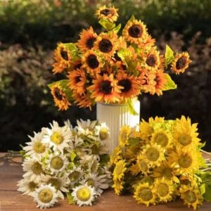 Fleurs De Tournesol Artificiel Pour Décoration Intérieure
