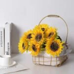 fleurs de tournesol artificielles pour decoration interieure 454 1