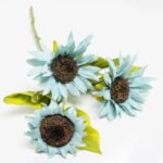 fleurs de tournesol artificiels pour une decoration eclatante bleu 279 1
