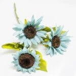 Fleurs De Tournesol Artificiels Pour Une Décoration éclatante - Bleu Clair