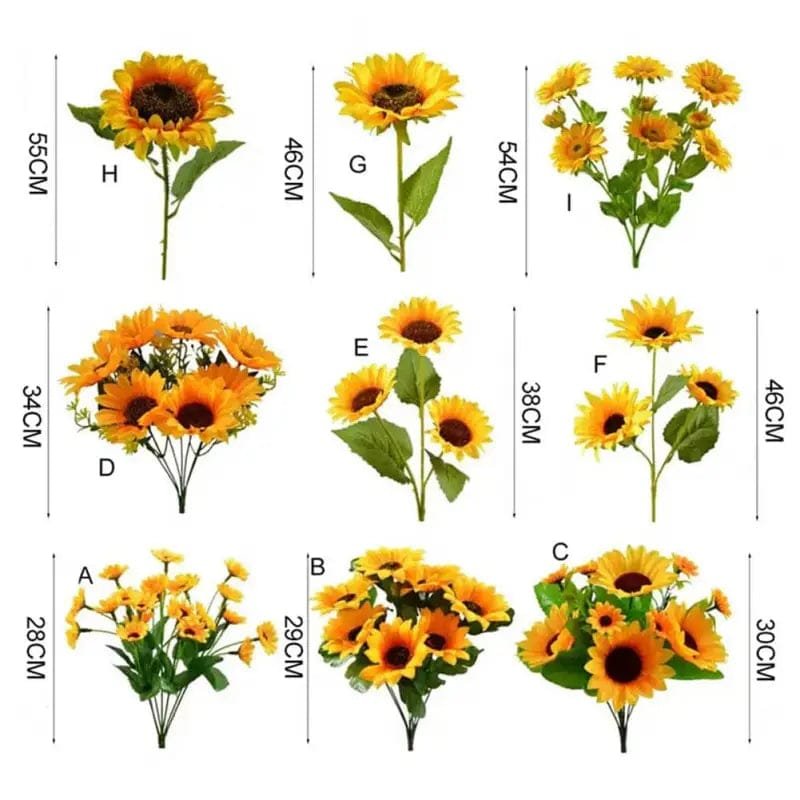 Fleurs De Tournesol En Faux Tournesol Pour Décoration Intérieure