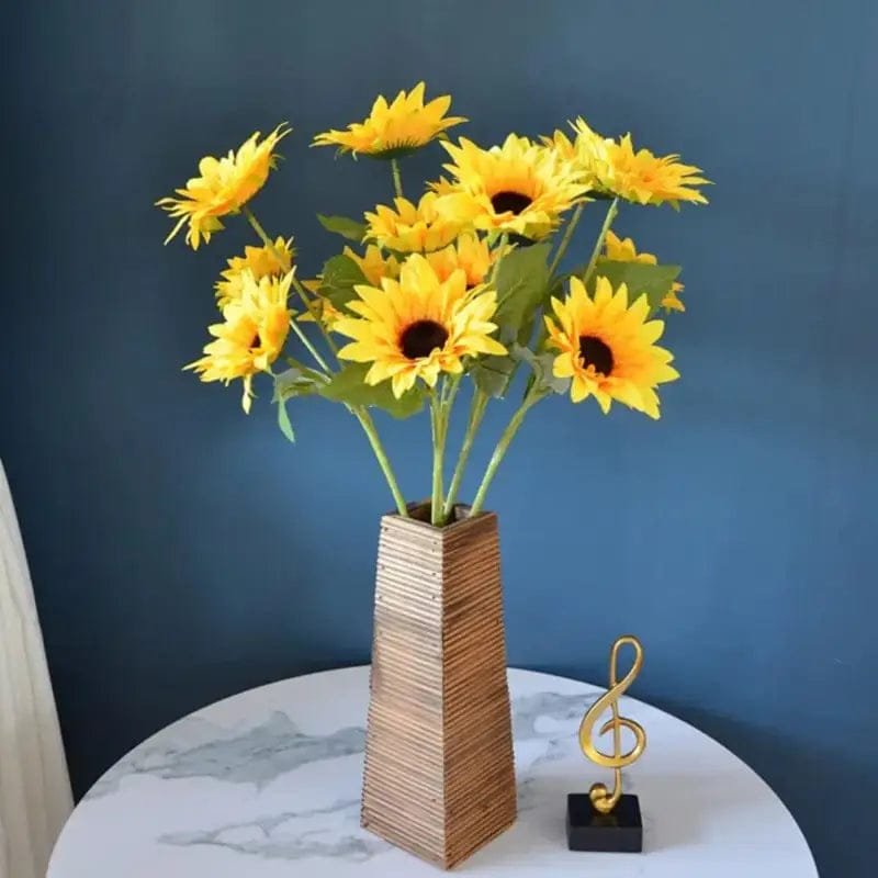 Fleurs De Tournesol En Faux Tournesol Pour Décoration Intérieure