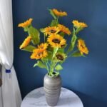 fleurs de tournesol en faux pour decoration interieure 765 1
