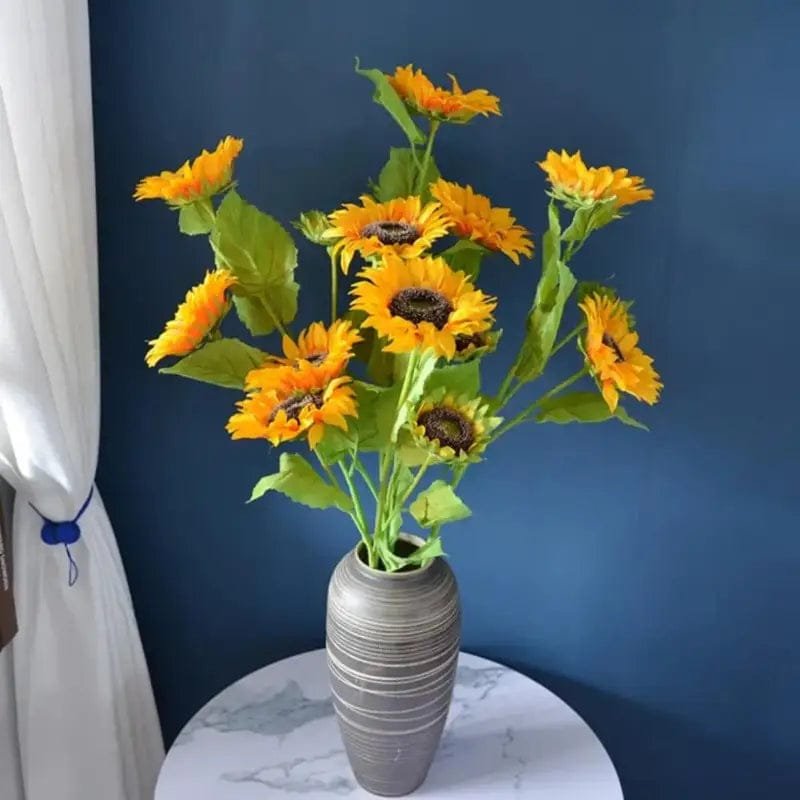 Fleurs De Tournesol En Faux Tournesol Pour Décoration Intérieure