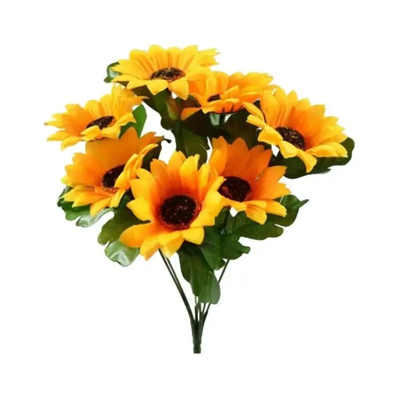 Fleurs De Tournesol En Faux Tournesol Pour Décoration Intérieure - b