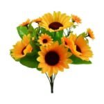 fleurs de tournesol en faux pour decoration interieure c 137 1