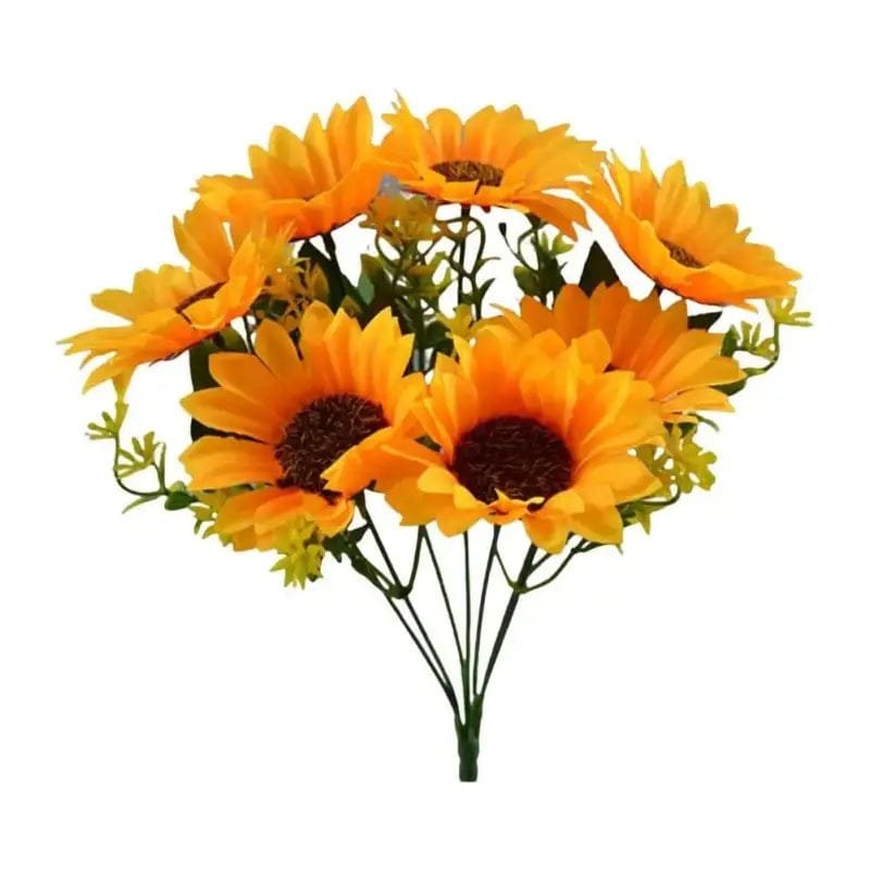 Fleurs De Tournesol En Faux Tournesol Pour Décoration Intérieure - d