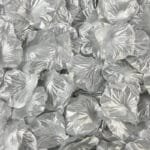 Fleurs éternelles: Pétales De Roses Naturels - Argent / 100 Pétales