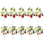 fleurs fraises artificielles pour une decoration eclatante 10 779 1