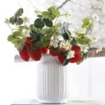 fleurs fraises artificielles pour une decoration eclatante 157 1