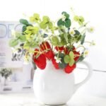 fleurs fraises artificielles pour une decoration eclatante 599 1