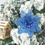 Fleurs Sapin Pour Un Noël éclatant - Bleu