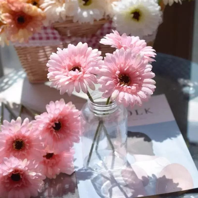 gerbera artificielle fleurs durables et colorees pour la decoration 219 1