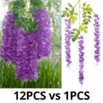 glycine artificielle fleurs artificielles retombantes elegantes 230 1