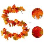 Guirlande De Feuilles Décorative Pour Ambiance Chaleureuse