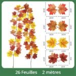 guirlande de feuilles decorative pour un interieur naturel c 868 1