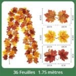 guirlande de feuilles decorative pour un interieur naturel e 439 1