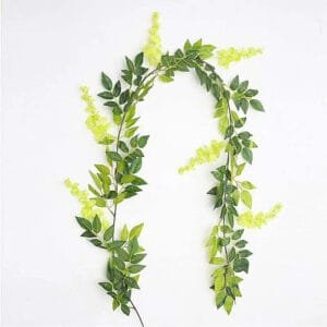 Guirlande De Fleurs Artificielles Pour Une Décoration élégante - Jaune