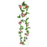 guirlande de fleurs elegante pour decoration interieure blanc 164 1