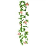 guirlande de fleurs elegante pour decoration interieure peche de fleur 778 1