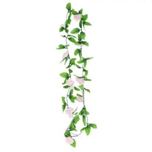 guirlande de fleurs elegante pour decoration interieure rose 763 1