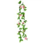 guirlande de fleurs elegante pour decoration interieure rose de fleur 626 1