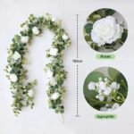 guirlande de roses elegante pour decoration interieure de rose 106 1